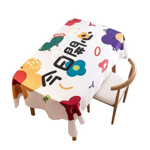 全彩半罩式/全罩式桌巾